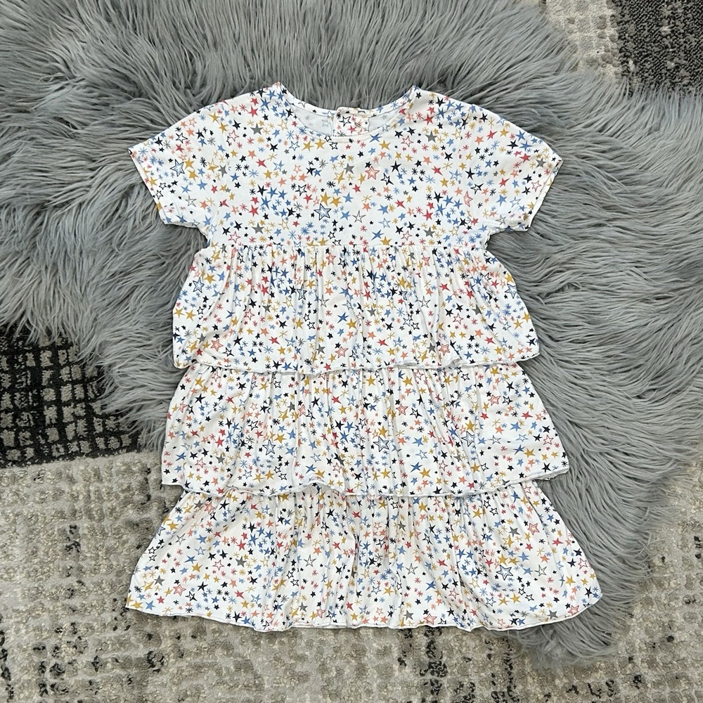 Magnetic Me Boutique Girls Starburst Modal Dress S/S Multicolor Size 4T